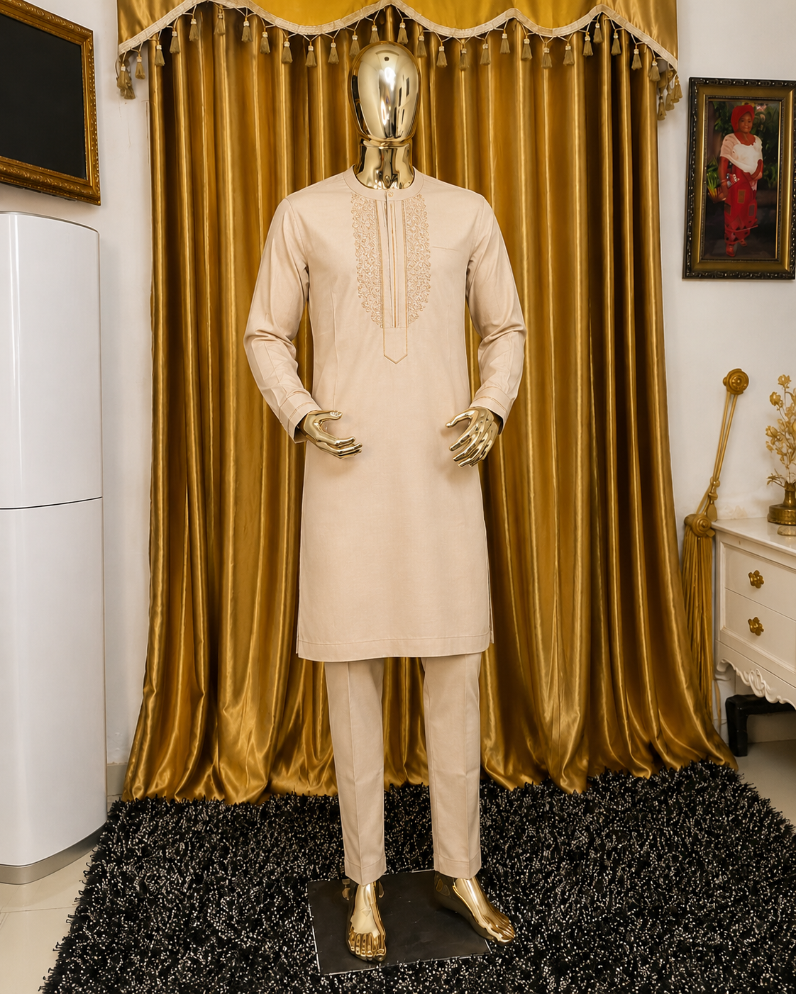 Red Fashion exclusive native men outfit